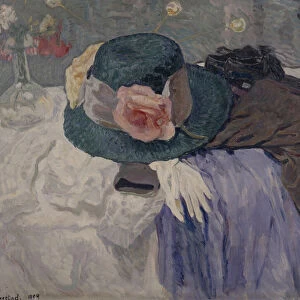 The Green Hat, 1909 (oil on canvas)