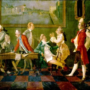 Group in Florence by Thomas Patch