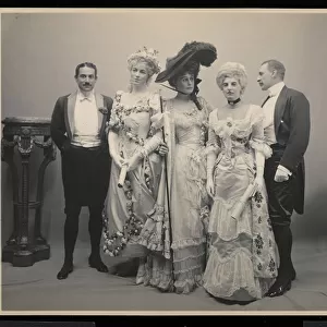 Group portrait of Mr. Barton Willing, Miss Alice Blight, Miss Eleanor Jay (Mrs
