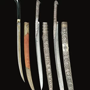 A group of small Ottoman swords, Turkey (steel)