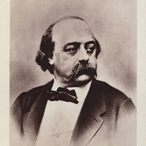 Gustave Flaubert (1820-1881), French novelist (litho)