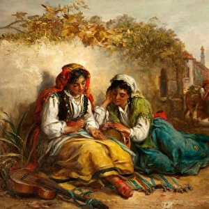 The Gypsies (oil on canvas)