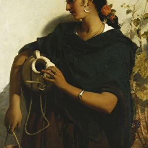 A Gypsy Water-Carrier of Seville, 1855 (oil on canvas)