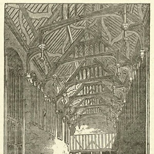 Hall of Eltham Palace (engraving)