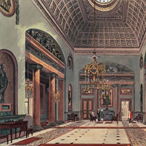 The Hall of Entrance, Carlton House from Pynes Royal Residences