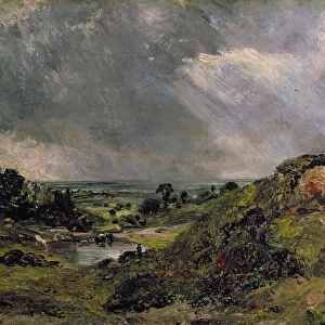 Hampstead Heath, Branch Hill Pond, 1828 (oil on canvas)