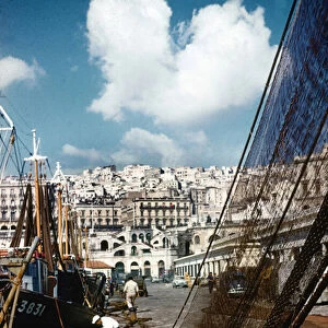 Harbour and Casbah, Algiers, Algeria, c. 1959 (photo)