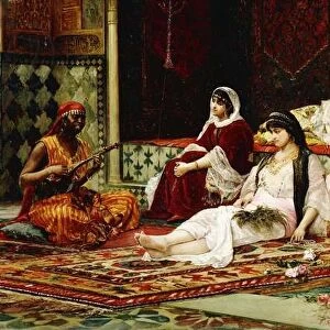 In the Harem, 1881 (oil on panel)
