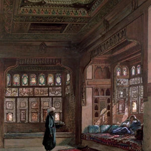 The Harem of Sheikh Sadat, Cairo, 1870