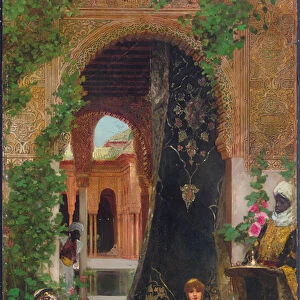 Harem Women (oil on panel)