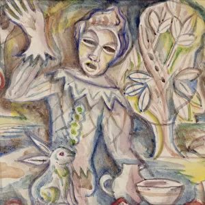 Harlequin, c. 1940-41 (watercolour on paper)