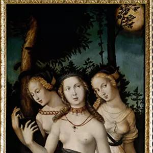 Harmony or The three Graces (oil on canvas, 1547)