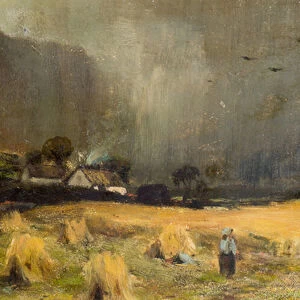 Harvest Field, 1872-74 (oil on canvas)