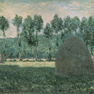 Haystacks near Giverny, c. 1884-89 (oil on canvas)