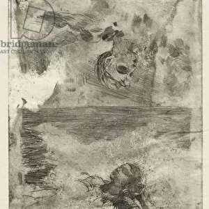 Two Heads, study after Undertow, c. 1886, printed c