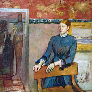 Helene Rouart in her Fathers Study, c. 1886 (oil on canvas)