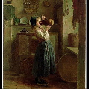 Helping Herself, 1859 (oil on panel)