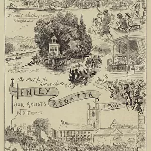 Henley Regatta, 1876 (engraving)