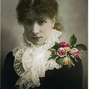 Henriette Rosine Bernard aka Sarah Bernhardt (1844-1923) as "