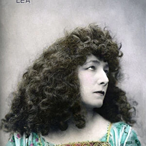 Henriette Rosine Bernard aka Sarah Bernhardt (1844-1923) in the role of Lea (photo)
