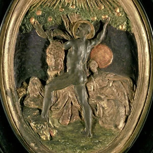 Hercules in the Garden of the Hesperides, 1887 (painted plaster)