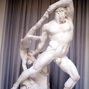 Hercules and Lycas by Antonio Canova (1757 - 1822)