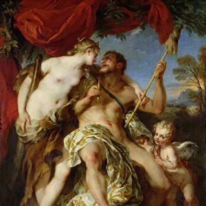 Hercules and Omphale, 1724 (oil on canvas)