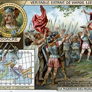 The Herules, a German tribe in the pay of the Roman soldiers