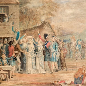 Highland Wedding, 1795 (w / c)