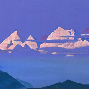 Himalayas (Kanchenjunga) 1933 (tempera on canvas)