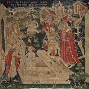 History of Saint Piat and Saint Eleuthere, Scene 12: The resurrection of the tribiun