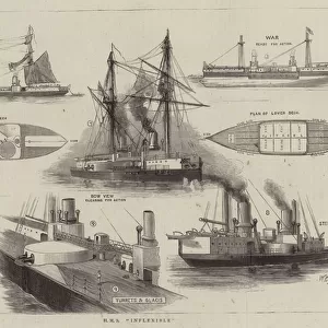 HMS "Inflexible"(engraving)
