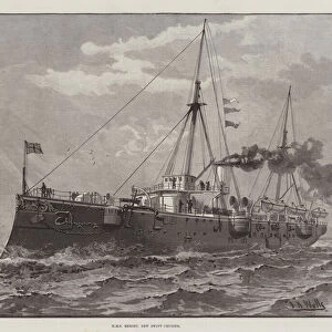 HMS Mersey, New Swift Cruiser (engraving)