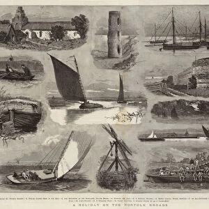 A Holiday on the Norfolk Broads (engraving)