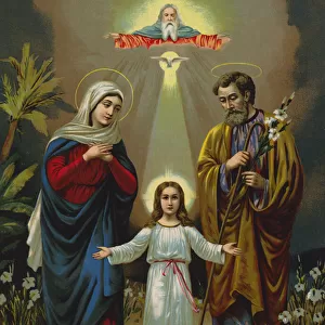 The Holy Family (chromolitho)