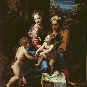 The Holy Family (La Perla) c. 1518 (oil on panel)
