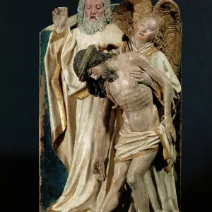 The Holy Trinity (polychrome limestone)