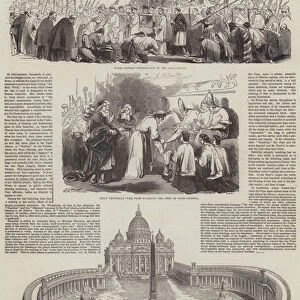 The Holy Week in Rome (engraving)