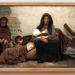 Homeless, 1883 (oil on canvas)