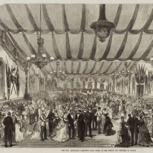 The Honourable Artillery Companys Ball given to the Prince and Princess of Wales (engraving)
