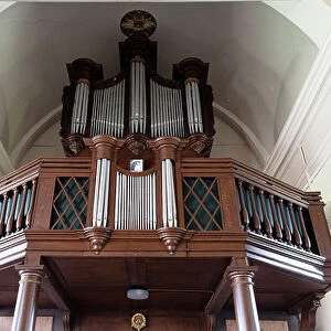 The Hooghuys organ, rood loft and organ of 1876 by L. -B. Hooghuys van Brugge, transformed in 1895 by J. Deprez