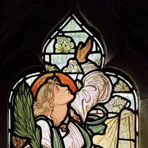 Hope, 1883 (stained glass)