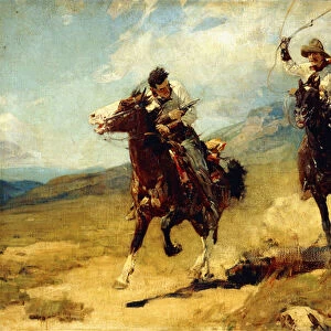 The Horse Thief, 1925 (oil on canvas)