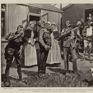 Hospital Scenes in South Africa, the Morning Gargle (litho)