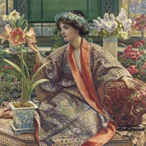 A Hot-House Flower, 1909 (w / c heightened with bodycolour & gum arabic)