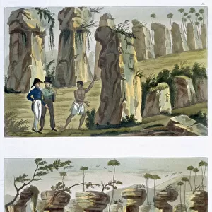 House of the Ancients, Island of Tinian, plate 32a & b from