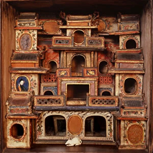 House for pet white mice (wood)