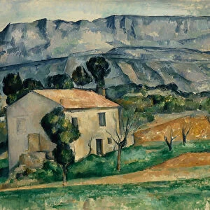 House in Provence - Cezanne, Paul (1839-1906) - 1886-1890 - Oil on canvas - Indianapolis