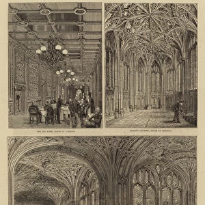 The Houses of Parliament Illustrated (engraving)