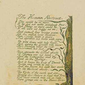 The Human Abstract, plate 45 from Songs of Experience, 1794 (colour